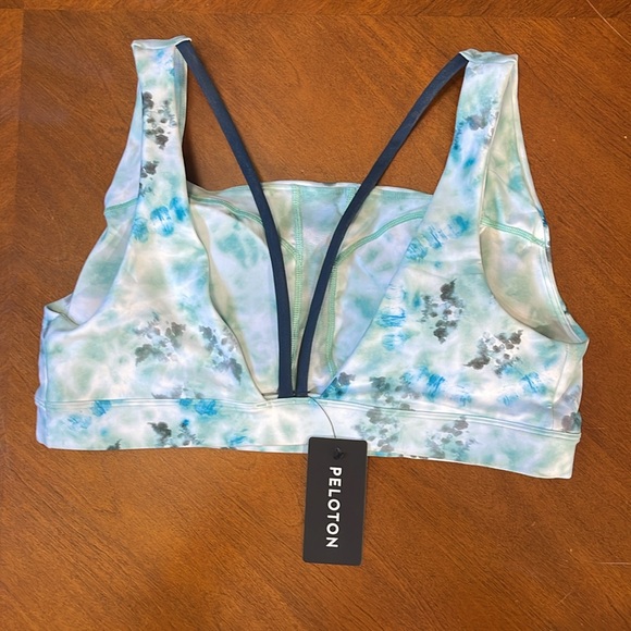 Peloton diamond tie die V back bra 1X - Picture 2 of 4